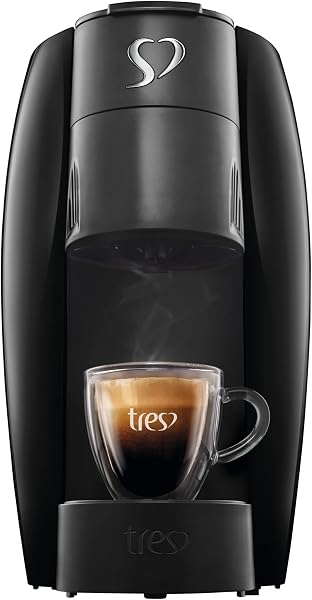 3 Corações TRES Cafeteira Espresso e Multibebida LOV Preta 127V